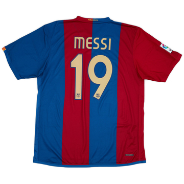 2006-07 Barcelona Home Shirt Messi #19