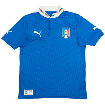 2012-13 Italy Home Shirt - 9/10 - (XL.Boys)