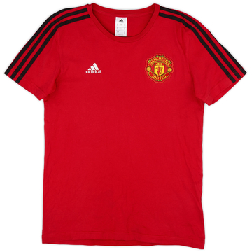 2017-18 Manchester United adidas Cotton Tee - 9/10 - (S)