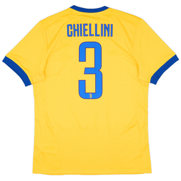 2017-18 Juventus Away Shirt Chiellini #3 (M)