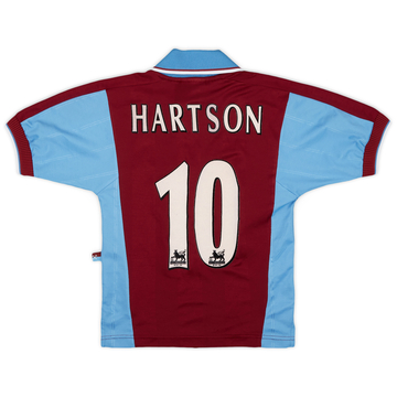 1998-99 West Ham Home Shirt Hartson #10 - 6/10 - (S.Boys)