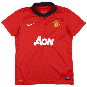 2013-14 Manchester United Home Shirt - 8/10 - (Women's M)