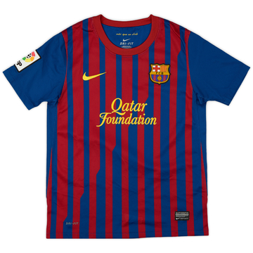 2011-12 Barcelona Home Shirt - 9/10 - (M.Boys)