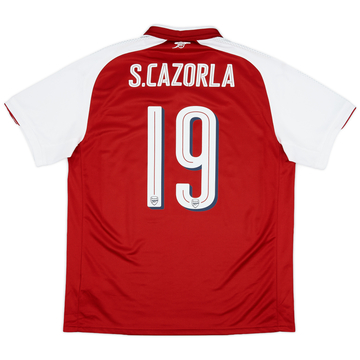 2017-18 Arsenal Home Shirt S.Cazorla #19