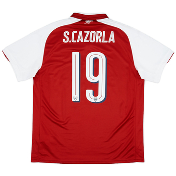 2017-18 Arsenal Home Shirt S.Cazorla #19ES