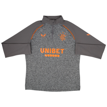 2020-21 Rangers Castore 1/4 Zip Drill Top - 9/10 - (L)