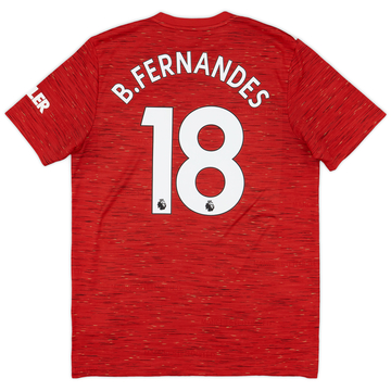 2020-21 Manchester United Home Shirt B.Fernandes #18 - 7/10 - (L)