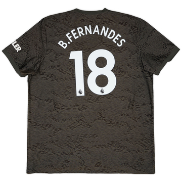 2020-21 Manchester United Away Shirt B.Fernandes #18 - 6/10 - (XXL)