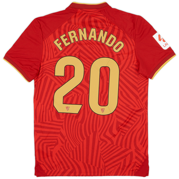 2023-24 Sevilla Super Cup Away Shirt Fernando #20 - 9/10 - (S)