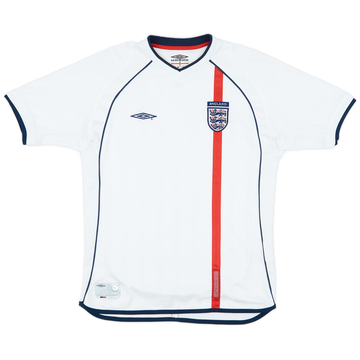 2001-03 England Home Shirt - 6/10 - (L.Boys)