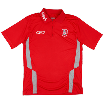 2004-05 Liverpool 1/4 Zip Training Shirt - 9/10 - (XS)