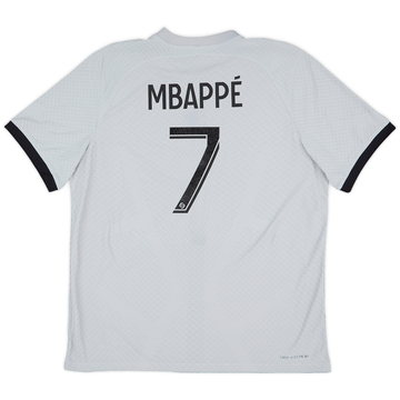 2022-23 Paris Saint-Germain Authentic Away Shirt Mbappe #7 - 10/10 - (XL)