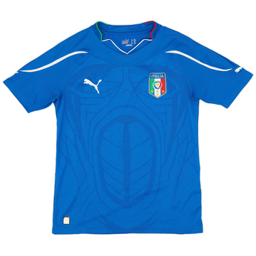 2010-12 Italy Home Shirt - 8/10 - (XL.Boys)