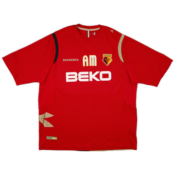 2007-08 Watford Diadora Staff Issue Training Shirt AM - 6/10 - (XXL)