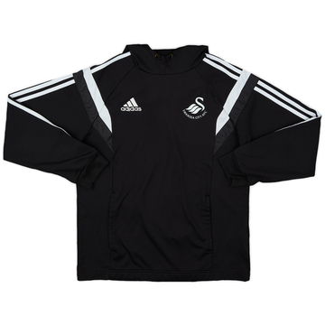 2014-15 Swansea adidas Hooded Top - 9/10 - (S)