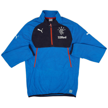 2015-16 Rangers Puma 1/4 Zip Fleece Top - 7/10 - (L)