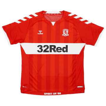 2018-19 Middlesbrough Home Shirt - 8/10 - (3XL)