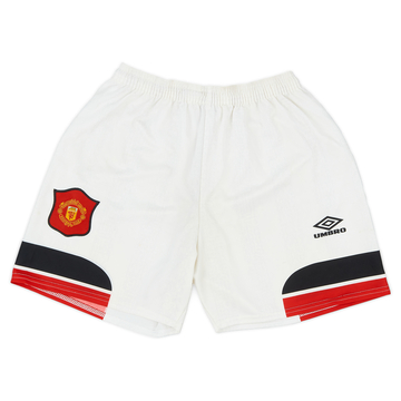 1994-96 Manchester United Home Shorts - Very Good 6/10 - (M)
