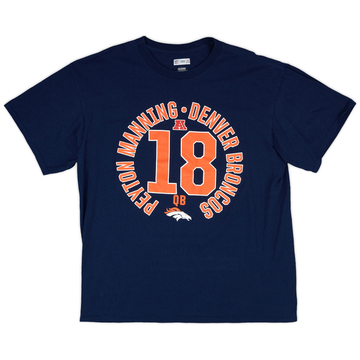 2015 Denver Broncos Manning #18 NFL Tee - 9/10 - (XL)