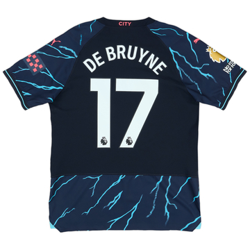2023-24 Manchester City Player Issue Third Shirt De Bruyne #17