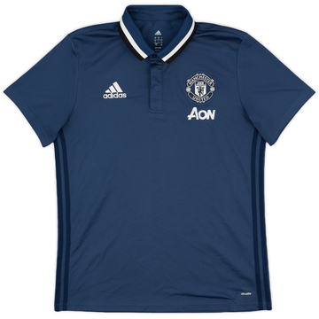 2016-17 Manchester United adidas Polo Shirt - 9/10 - (L)