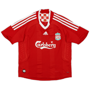 2008-10 Liverpool Home Shirt - 7/10 - (S.Boys)