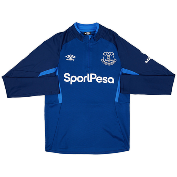 2019-20 Everton Umbro 1/4 Zip Drill Top - 7/10 - (S)