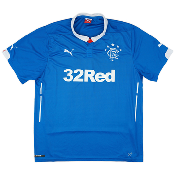 2014-15 Rangers Home Shirt - 8/10 - (XL)