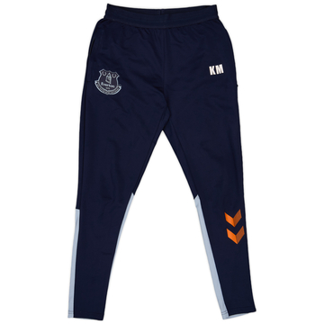 2021-22 Everton Player Issue Hummel Track Pants/Bottoms 'KM' - 8/10 - (S)