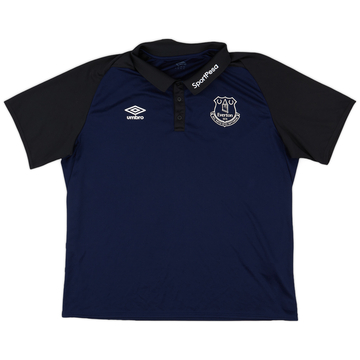 2017-18 Everton Umbro Polo Shirt - 9/10 - (XXL)