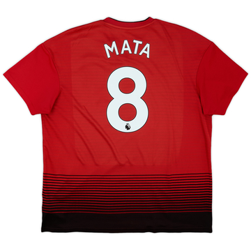 2018-19 Manchester United Home Shirt Mata #8 - 7/10 - (XL)