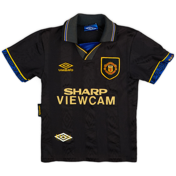1993-95 Manchester United Away Shirt - 6/10 - (S.Boys)