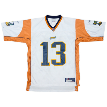 2003 Amsterdam Admirals Hill #13 Reebok On Field Away Jersey - 4/10 - (L)