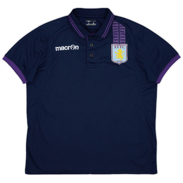 2012-13 Aston Villa Macron Polo Shirt - 7/10 - (M)