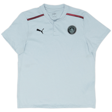 2021-22 Manchester City Puma Polo Shirt - 9/10 - (Women's L)