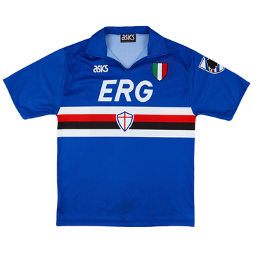 1991-92 Sampdoria Home Shirt - 8/10 - (L)