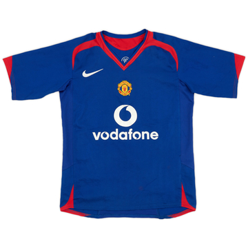 2005-06 Manchester United Away Shirt - 6/10 - (M.Boys)