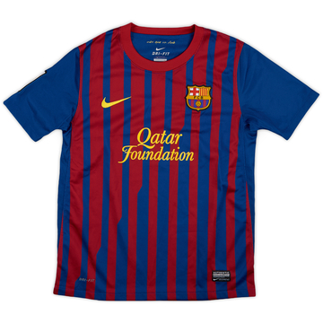 2011-12 Barcelona Home Shirt - 8/10 - (M.Boys)
