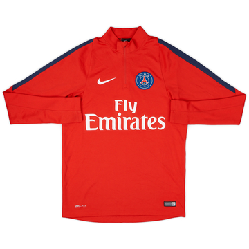 2016-17 Paris Saint-Germain Nike 1/4 Zip Training Top - 6/10 - (S)