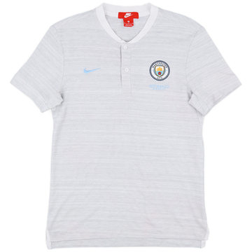 2018-19 Manchester City Nike Polo Shirt - 8/10 - (M)