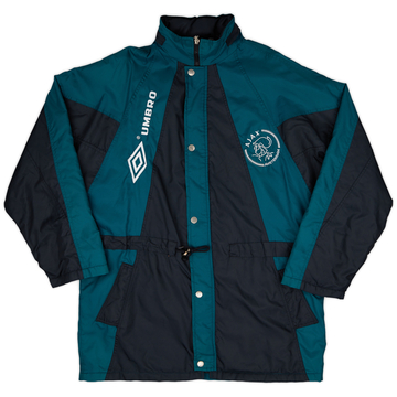 1996-97 Ajax Umbro Padded Bench Coat - 9/10 - (XL)