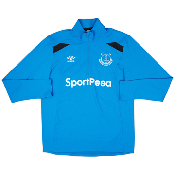 2018-19 Everton Umbro 1/4 Zip Training Top - 8/10 - (L)