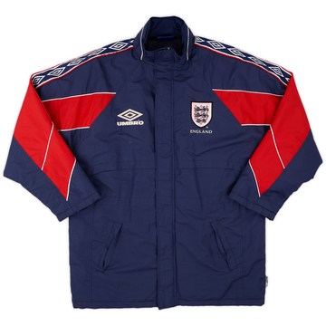 1998-00 England Umbro Padded Bench Coat - 6/10 - (L)