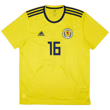 2017-18 Scotland Away Shirt #16 - 9/10 - (L)