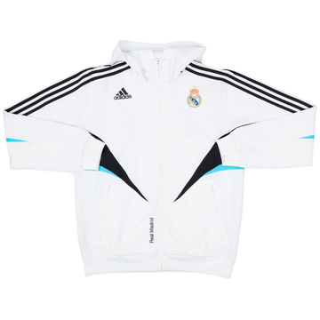 2008-09 Real Madrid adidas Hooded Track Jacket - 8/10 - (M)