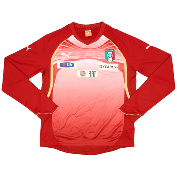 2010-11 Italy Puma Training L/S Shirt - 8/10 - (M)