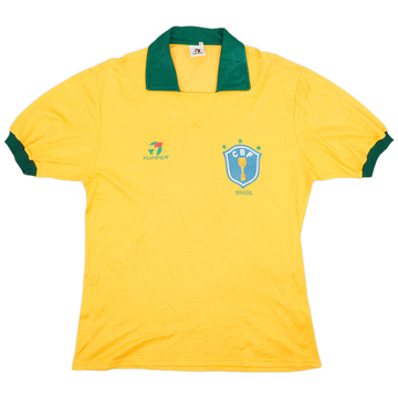 1990 Brazil Home Shirt - 9/10 - (L)