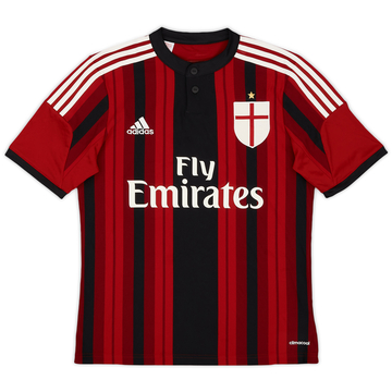 2014-15 AC Milan Home Shirt - 9/10 - (XL.Boys)