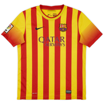 2013-15 Barcelona Away Shirt - 7/10 - (XL.Boys)