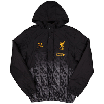 2013-14 Liverpool Warrior 1/2 Zip Padded Bench Coat - 8/10 - (L)